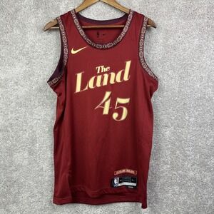 The Land 45 Nike Jersey Size Medium Red NBA Cleveland Cavaliers Swingman City Ed